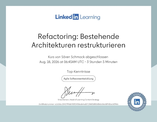 Refactoring: Bestehende Architekturen restrukturieren